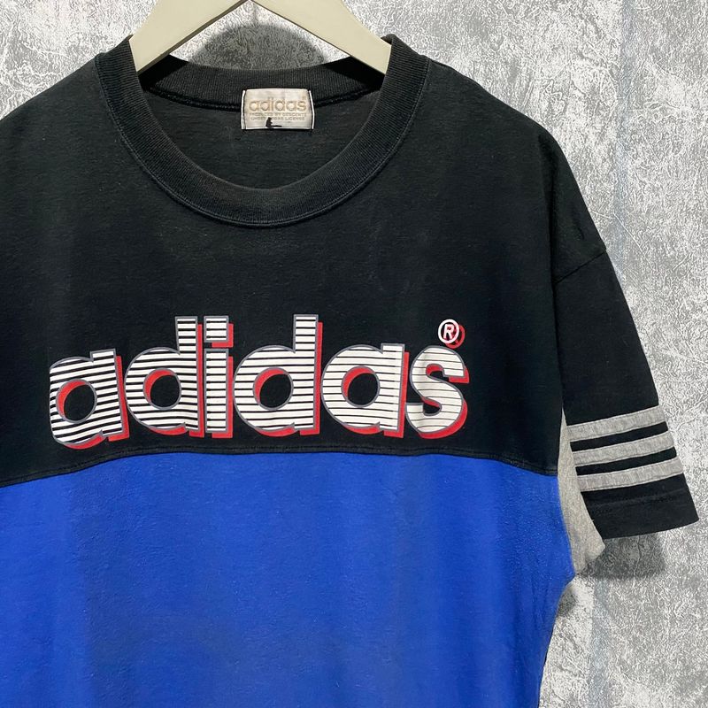 KAOS VINTAGE ADIDAS SIZE M, foto 3