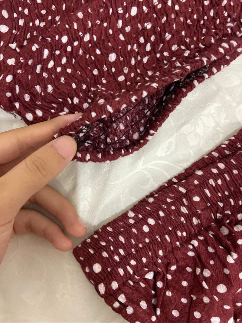 polkadot one set dress summer, foto 2