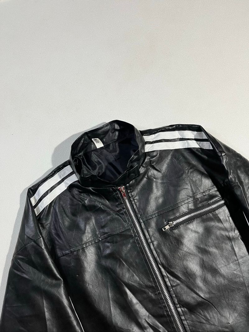 Y2K Casual Bikers Leather Jacket, foto 2