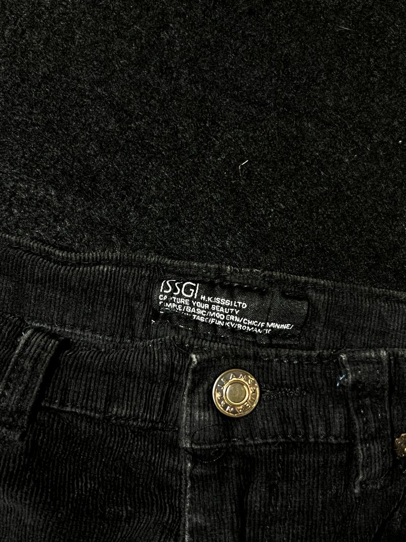 𖤐 ࣪.Black Corduroy Studded Shorts.࣪𖤐, foto 6