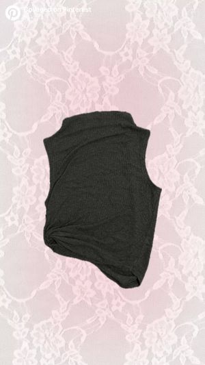 basic grey tank top
