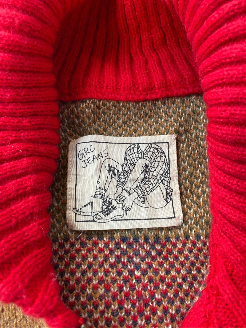 VTG PATTERN COLLAR SWEATER, foto 5
