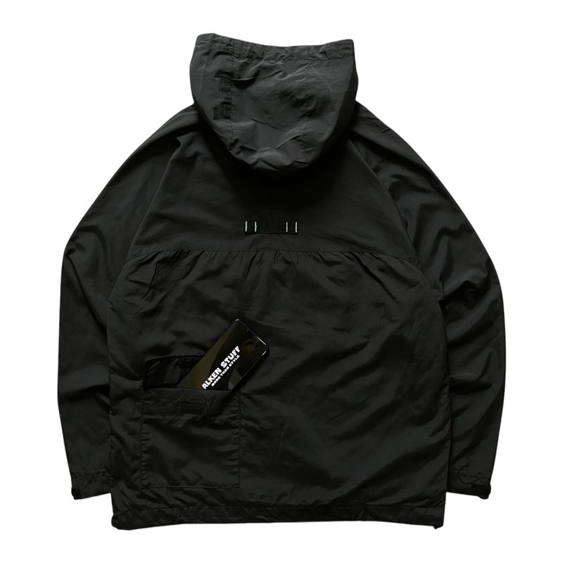 Gorpcore Skater Windbreaker Pria black, foto 3