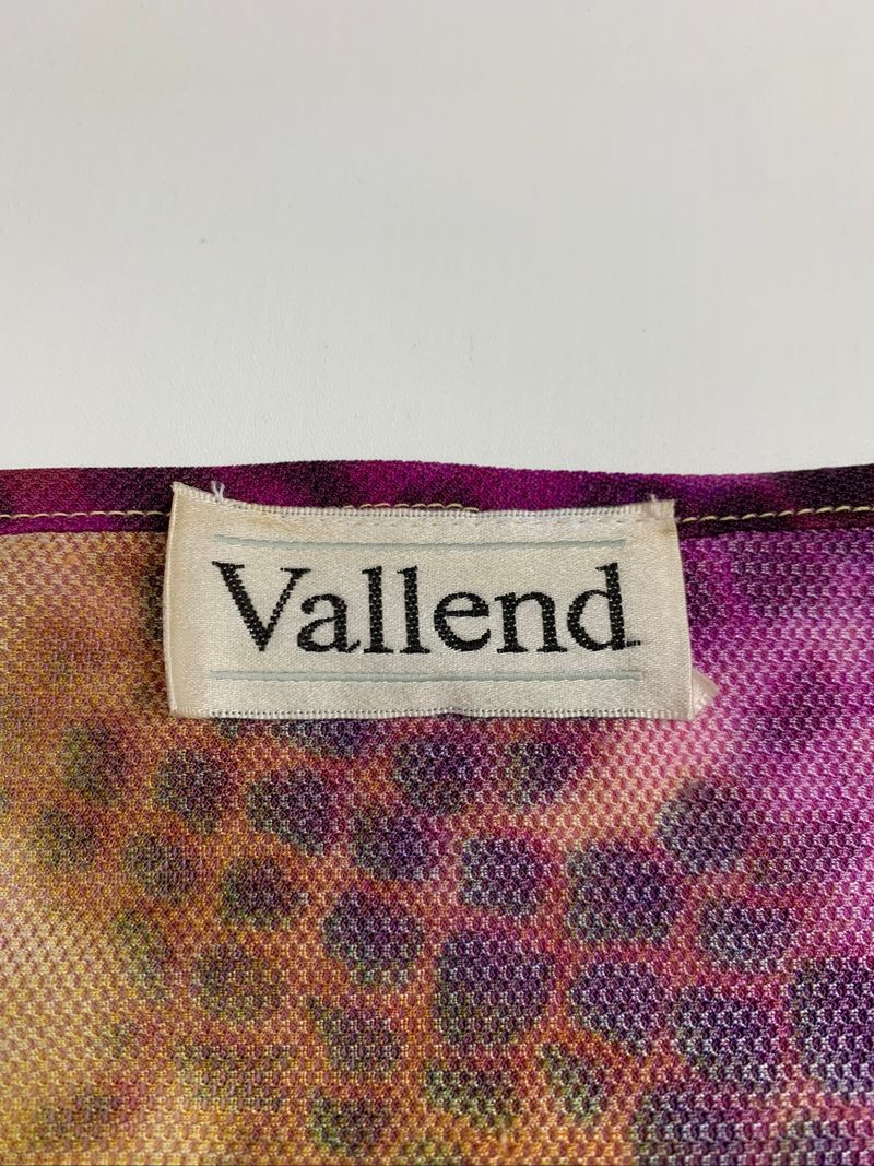 Y2k Vallend Ruffel Mesh Tee Multicolor 00s, foto 3
