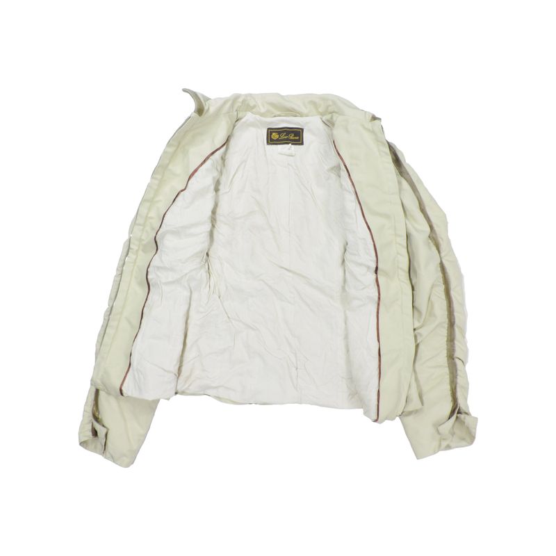 LORO PIANA SUEDE GOATSKINS LEATHER STRIPED JACKET, foto 3