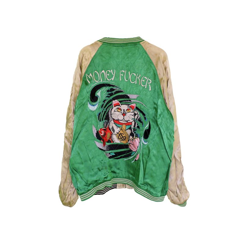 G.S.B.G DRAGON RYU SKELETON CAT SUKAJAN SOUVENIR JACKET, foto 3