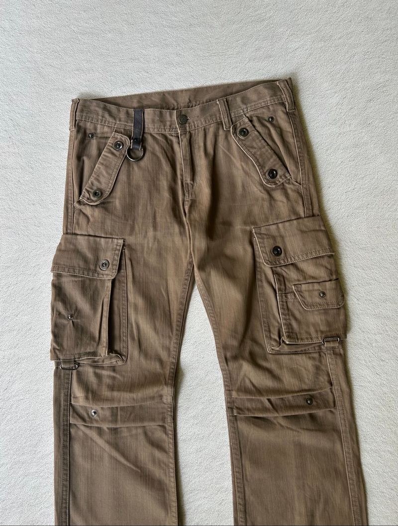 2000s Tornado Mart chargo boot cut pants, foto 2