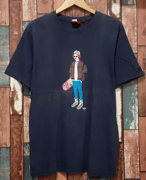 Casual T-shirt Pria navy