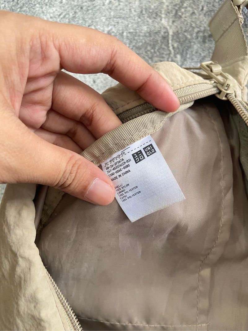 CROSABODY BAG UNIQLO NYLON, foto 8