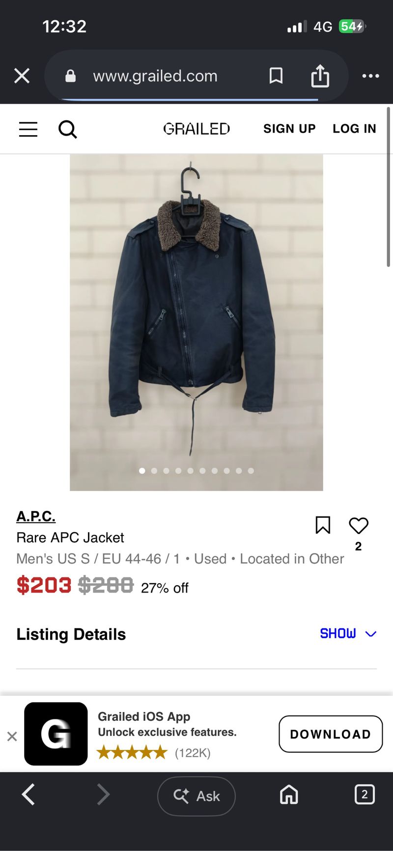 APC Bikers Jacket Wool Collar, foto 3