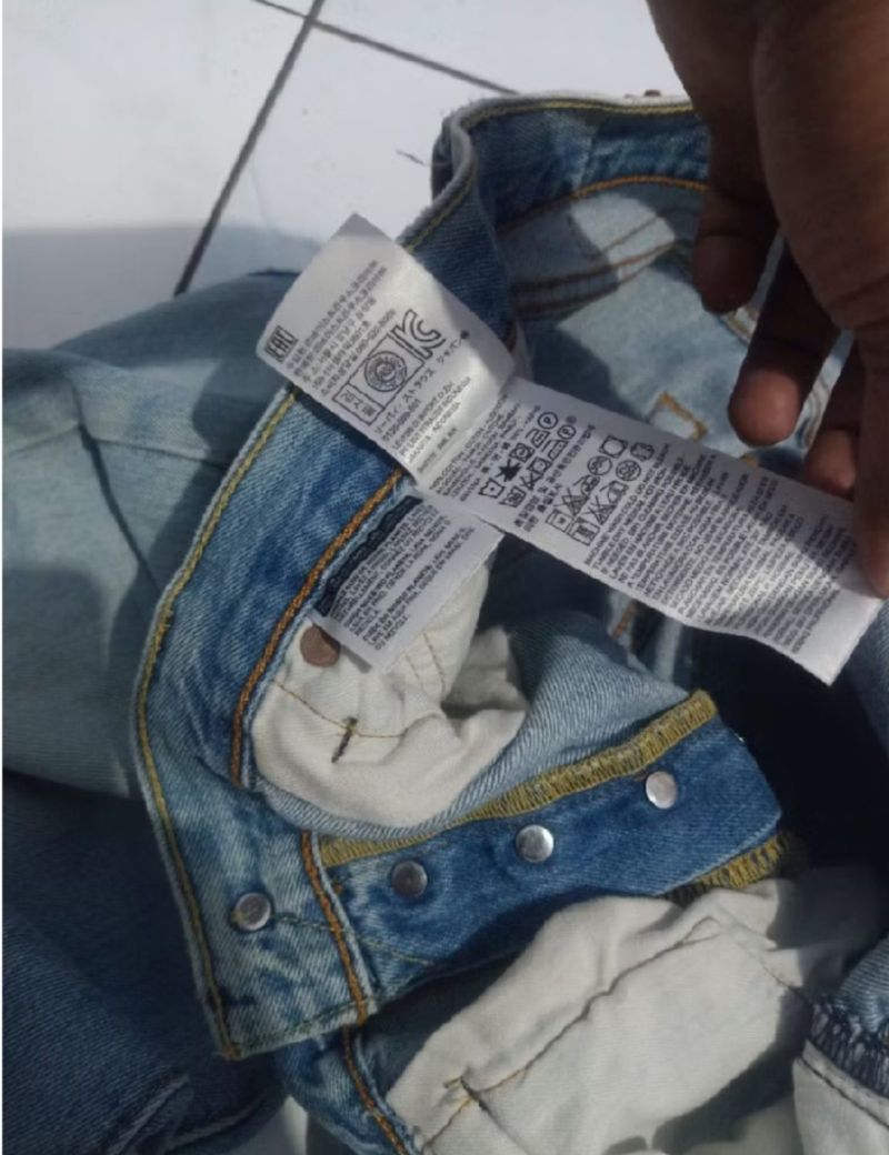 Celana Levi's 501 Fly Button SZ 35/36, foto 3