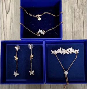 One set Authentic preloved Swarovski Lilla butterfly
