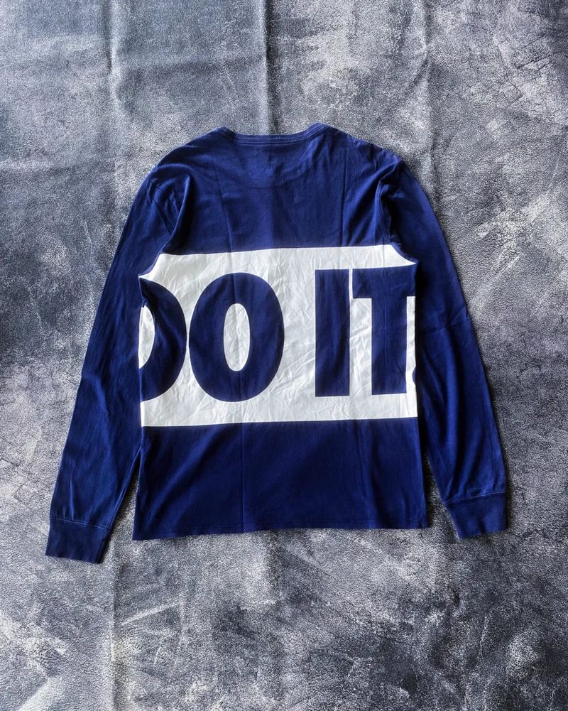 LONGSLEEVE NIKE BIG LOGO JUST DO IT NAVY, foto 2