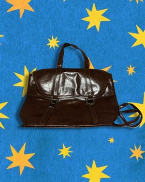 leather backpack