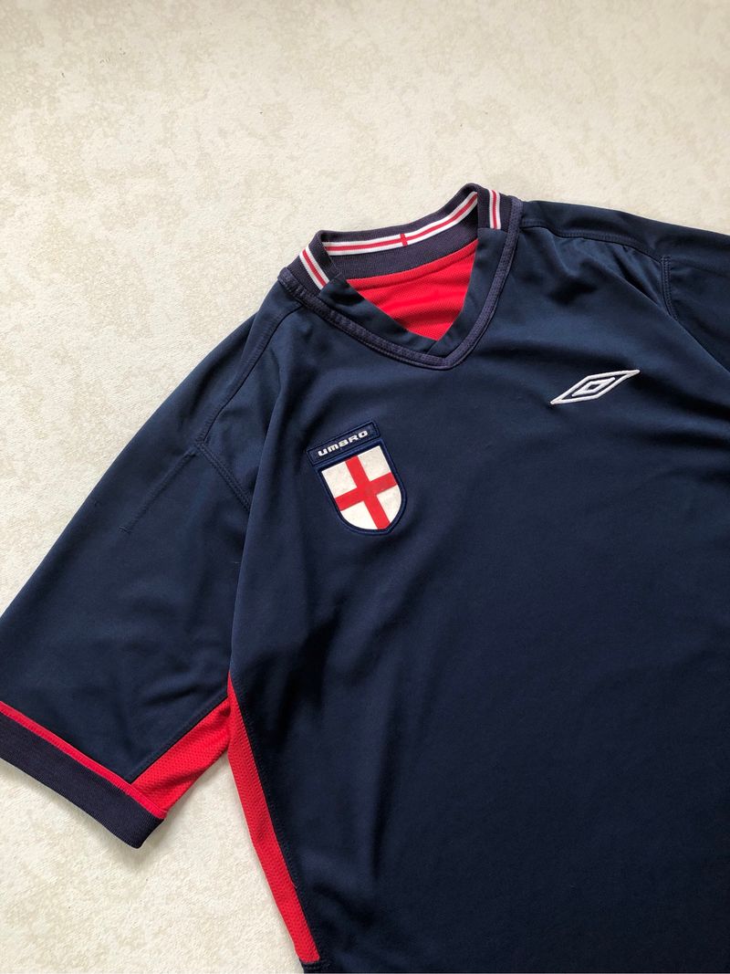 Jersey vintage Umbro England Reversible 2002-2004, foto 4