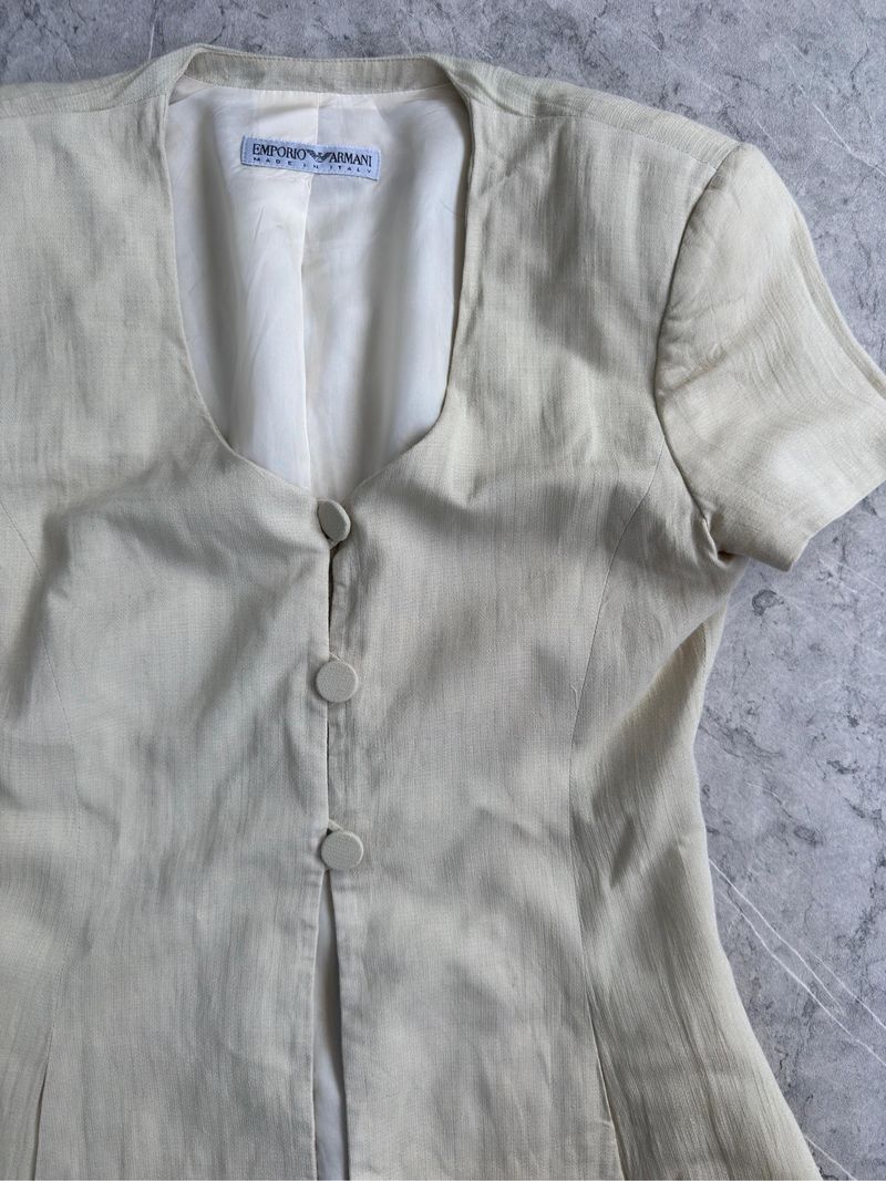 Emporio Armani Linen Blazer, foto 3