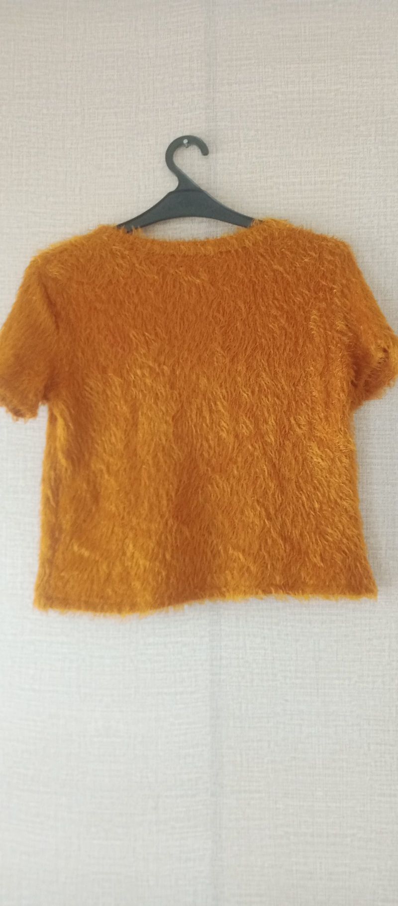 Fuzzy orange blouse by Zara, foto 2