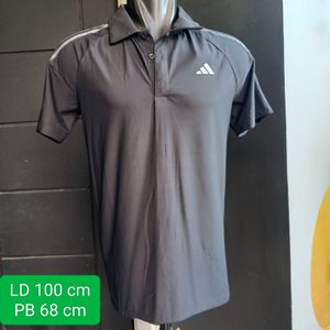 Adidas Kaos kerah kaos polo dry fit kaos olahraga dri fit M