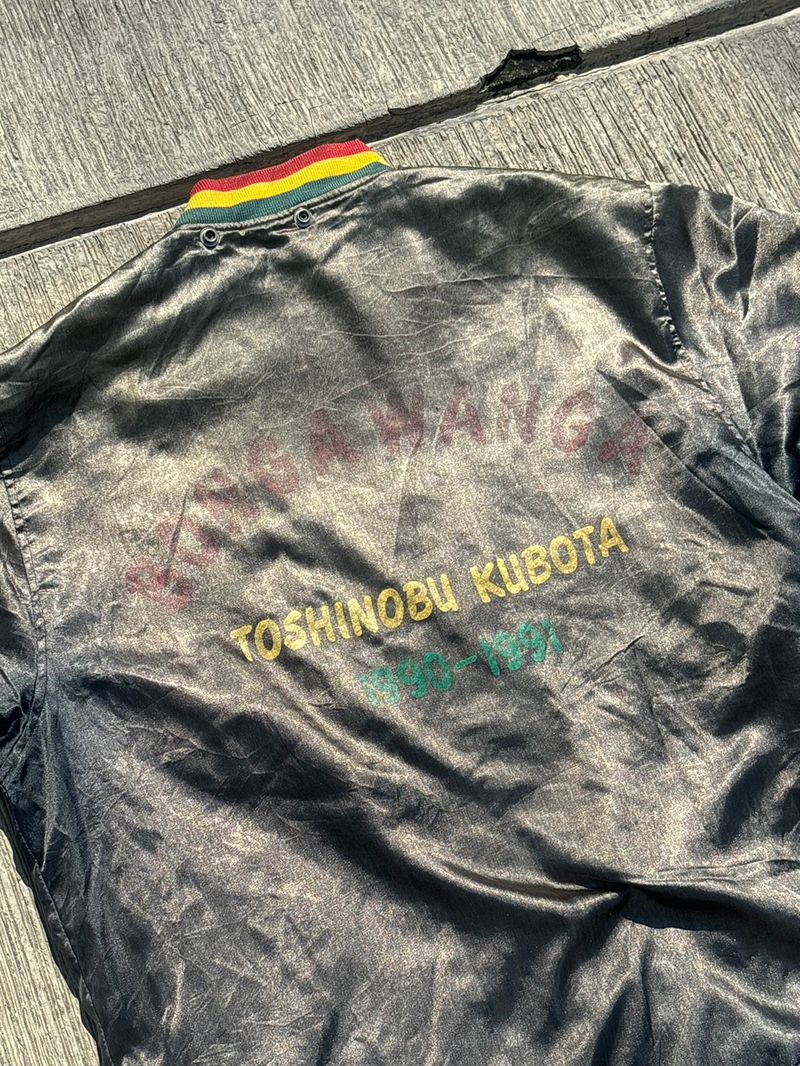 Vintage Bomber jacket Pria black, foto 4