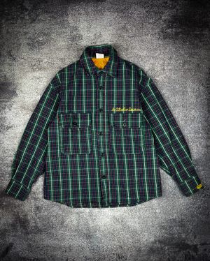 GU X STUDIO SEVEN ( HONEST COLLEGE ) Plaid Over Jacket