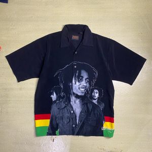 KEMEJA FULLPRINT BOB MARLEY CLOTING BY DRAGON  FLAY