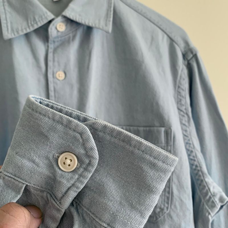 GU Light Denim Blue Shirt, foto 5