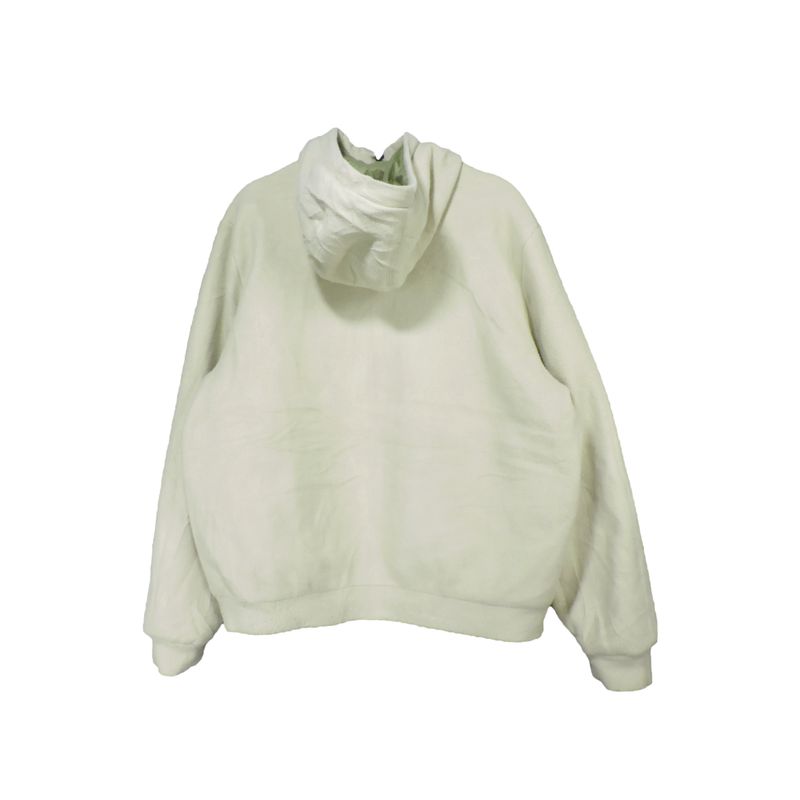 90’S MONCLER HUSKY REVERSIBLE LIGHT GREEN FLEECE JACKET, foto 4