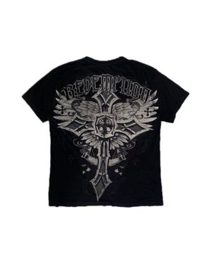 Raw State Cross And Wings Tee