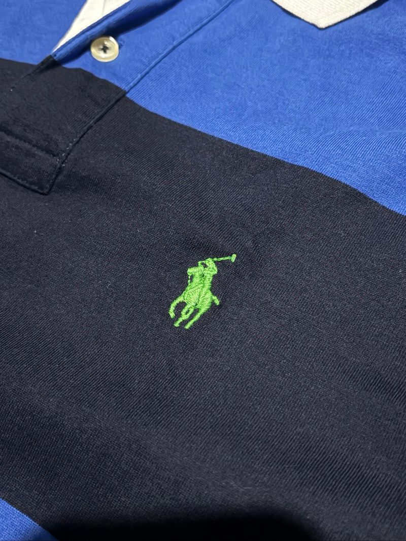 Polo long sleeve striped shirt, foto 3