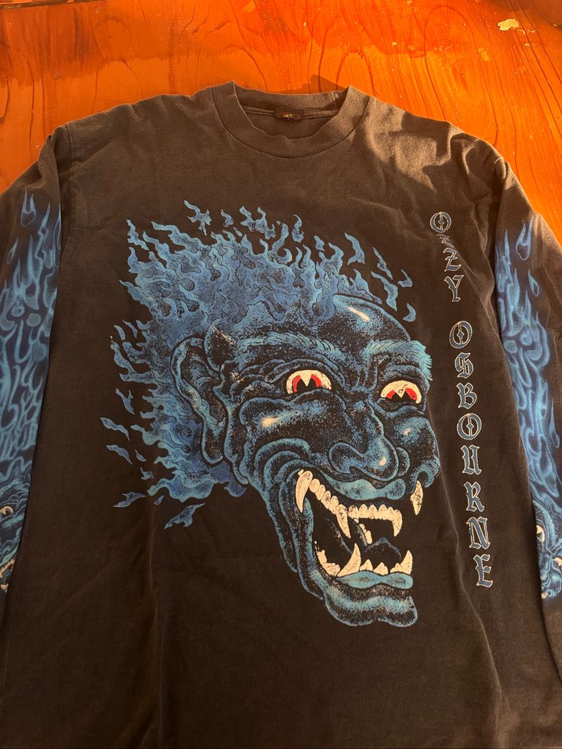 OzzyOsbourne flame Longsleeve by genetix, foto 5