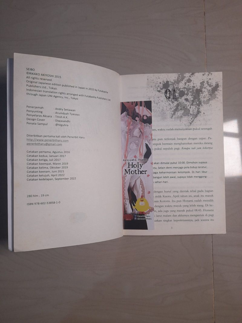 Buku Holy Mother, foto 5