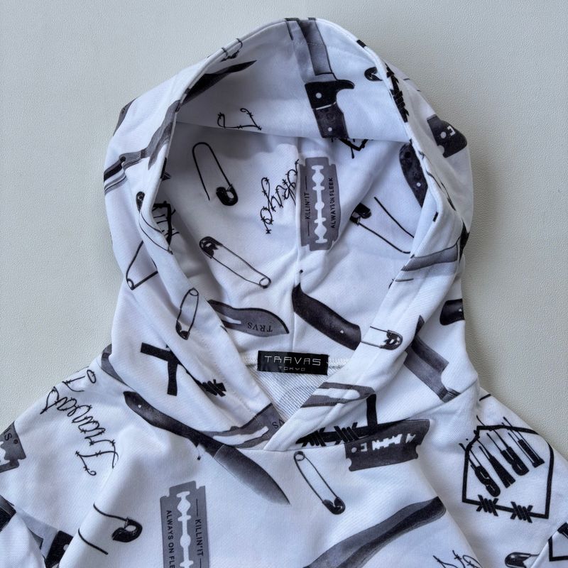 Pullover Hoodie Travas Tokyo Full Print, foto 4
