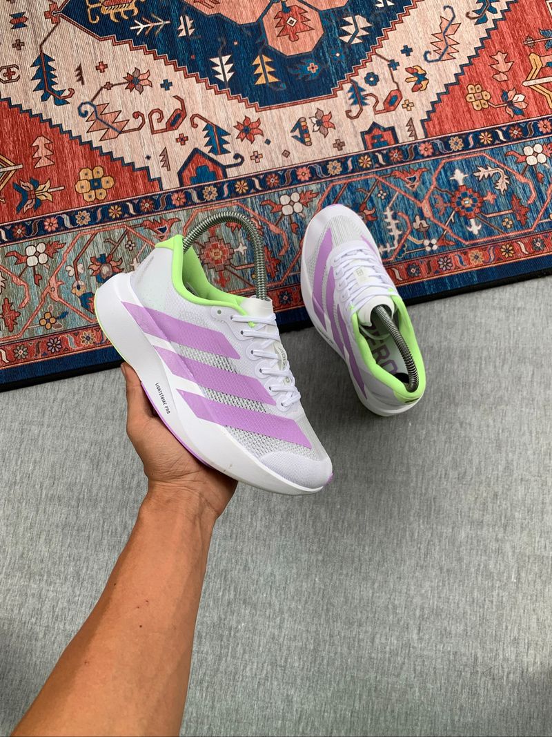 Adidas Adizero Evo SL Lavender Lime Burst, foto 2