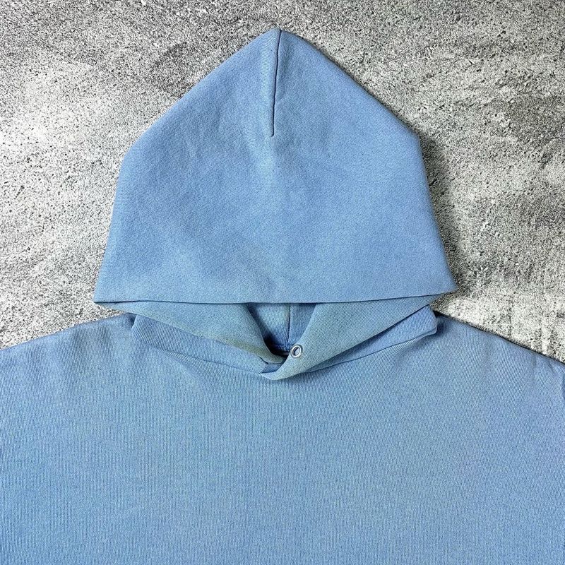Vintage Hoody Pria blue, foto 2