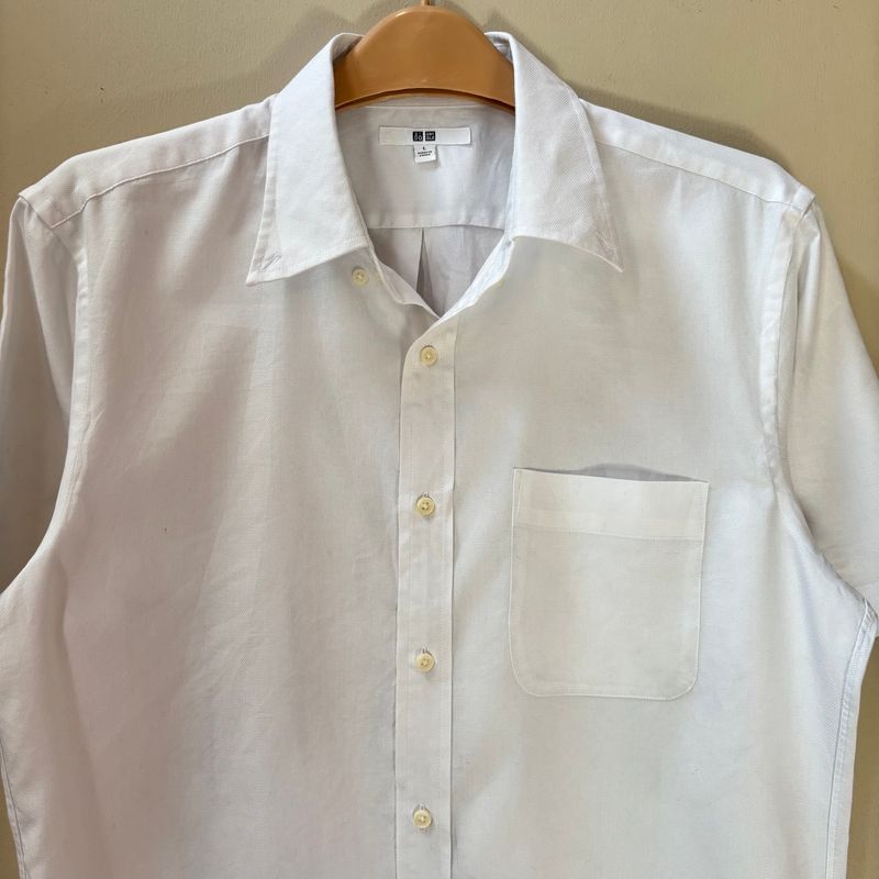 Uniqlo Textured White Shirts, foto 2