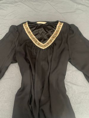 tuscan mom beaded blouse