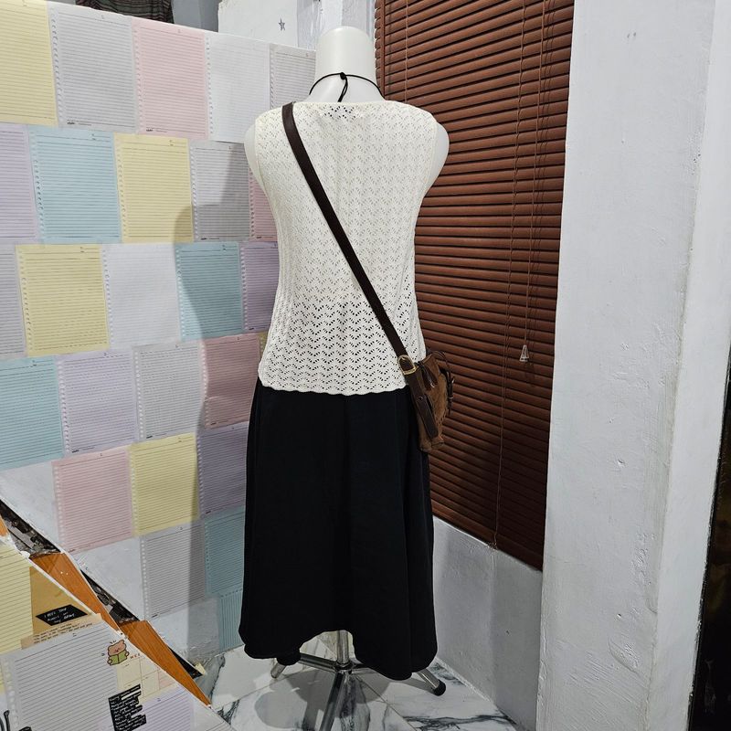 Vest rajut broken white vintage, foto 6