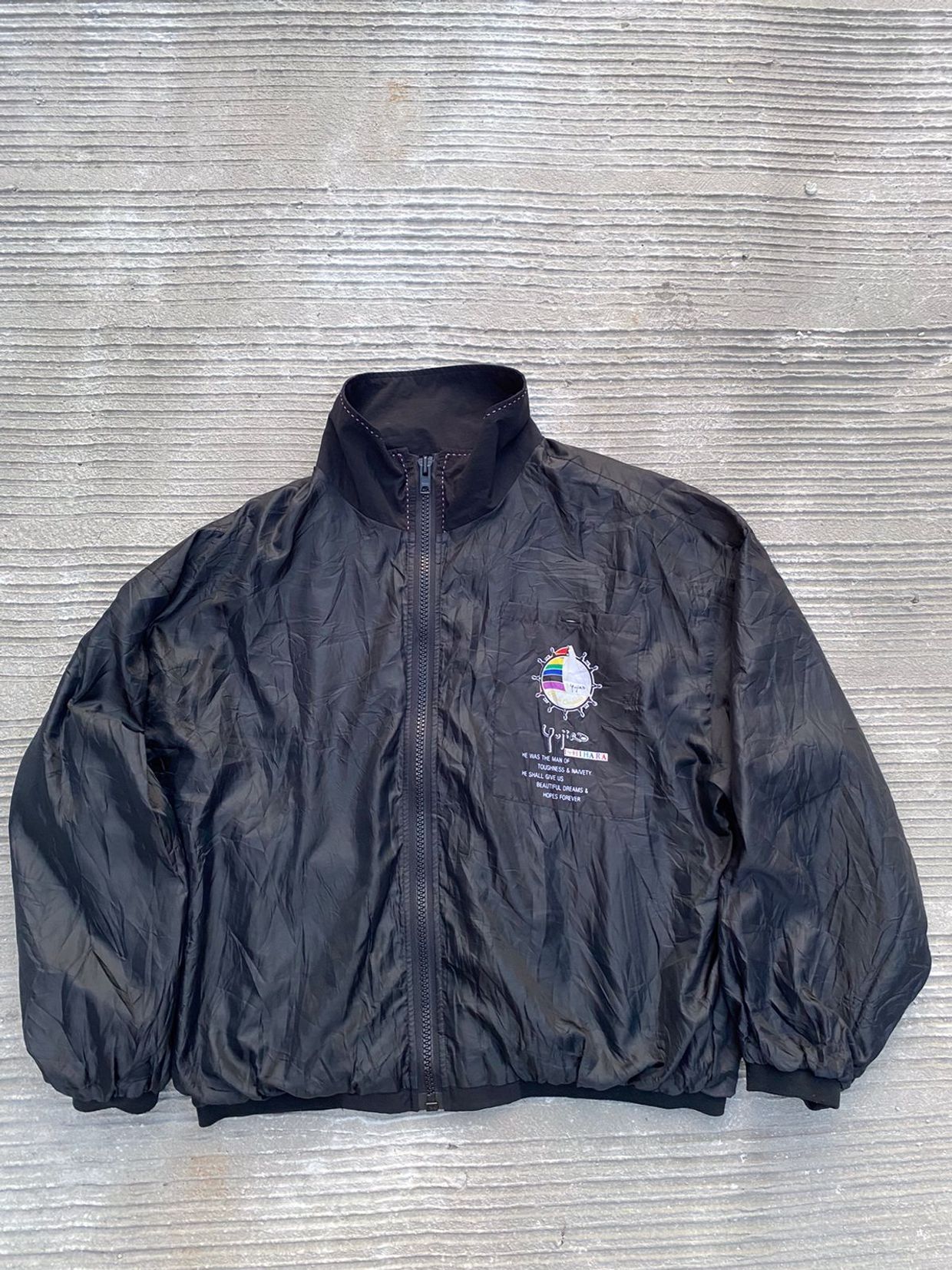 Casual Windbreaker Pria black