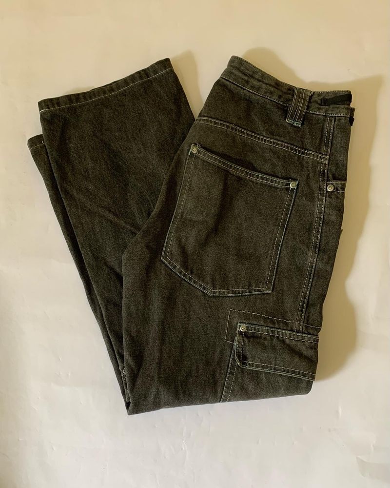 Y2K Jeans Pria black, foto 3