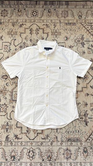 Kemeja Polo Ralph Lauren Oxford White