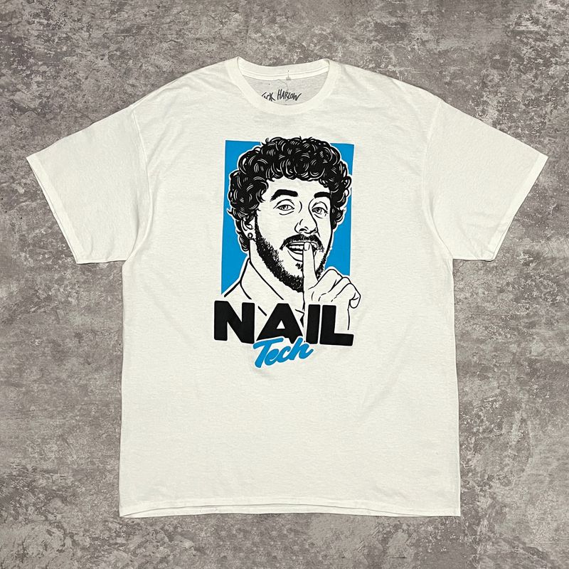 Kaos Rapper Jack Harlow Nail Tech Official Merch, foto 2
