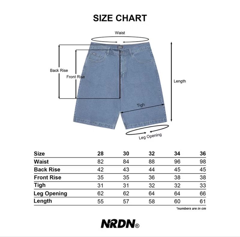 Y2K JORTS DENIM NRDN, foto 6