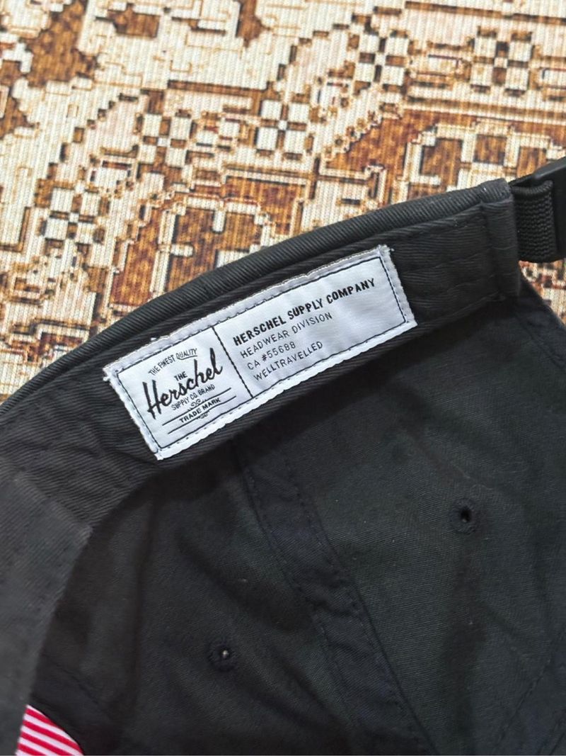 Herschel cap black adjustable, foto 6