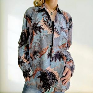 Kemeja Batik Solo Hijau Mint