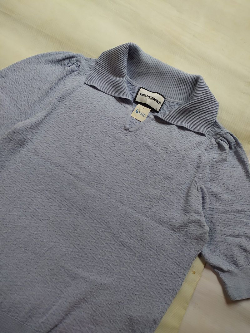 Karl Lagerfeld Top Sky Blue, foto 2