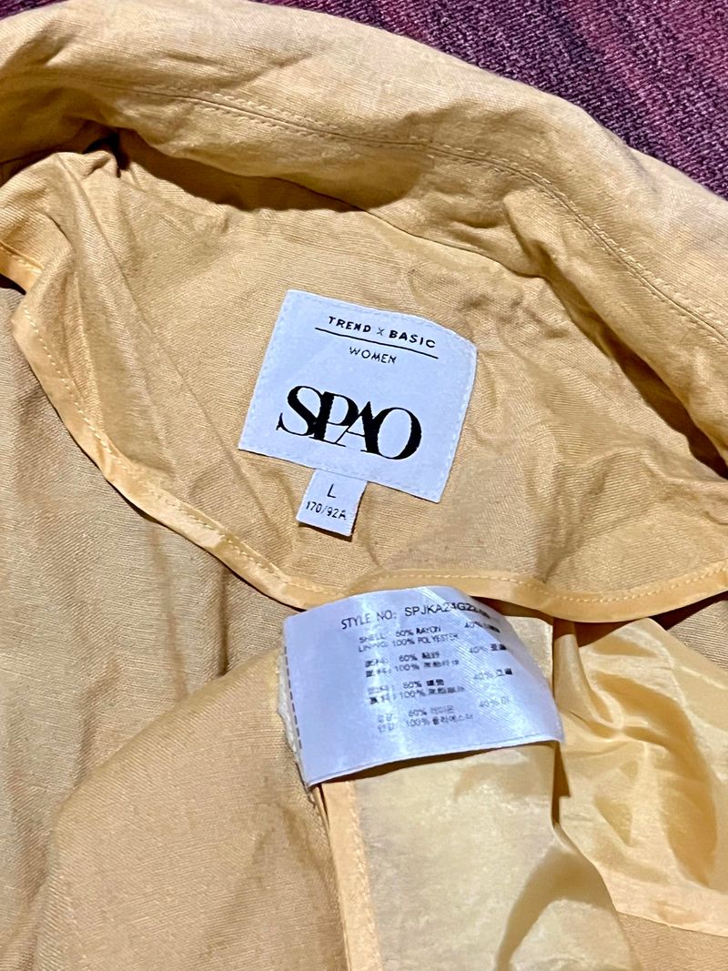 Spao Blazer Outer Mustard, foto 8