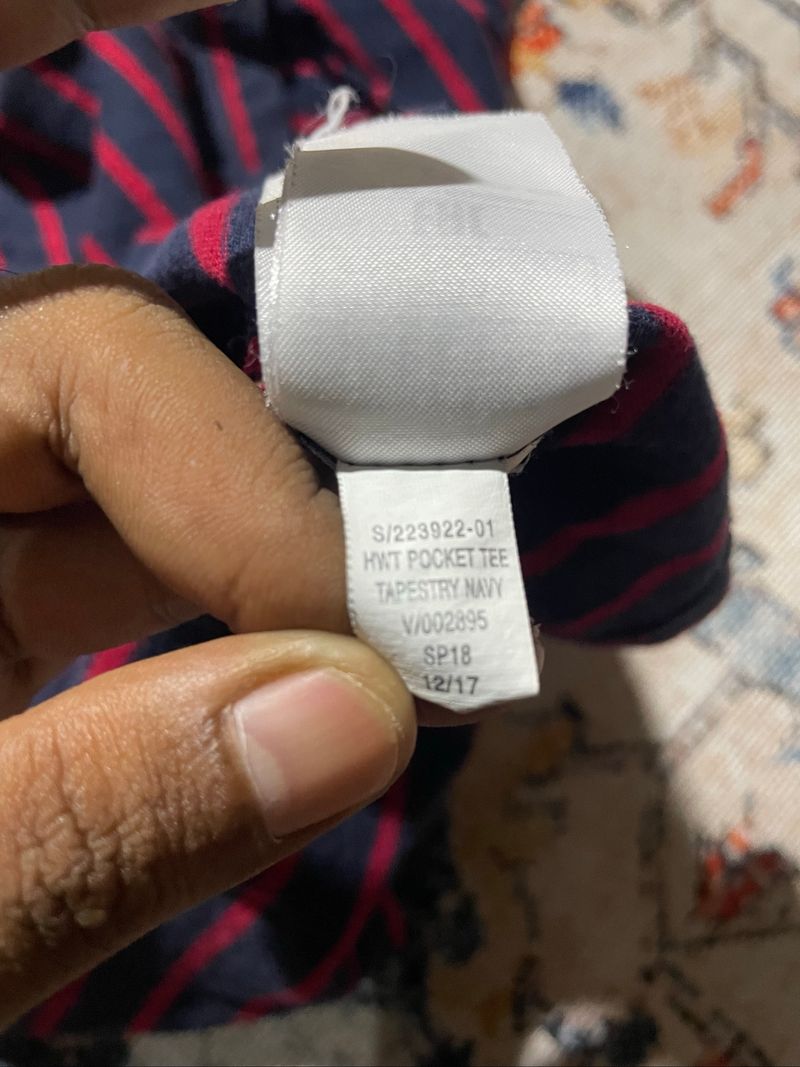 T-Shirt Tripe Pocket GAP, foto 6