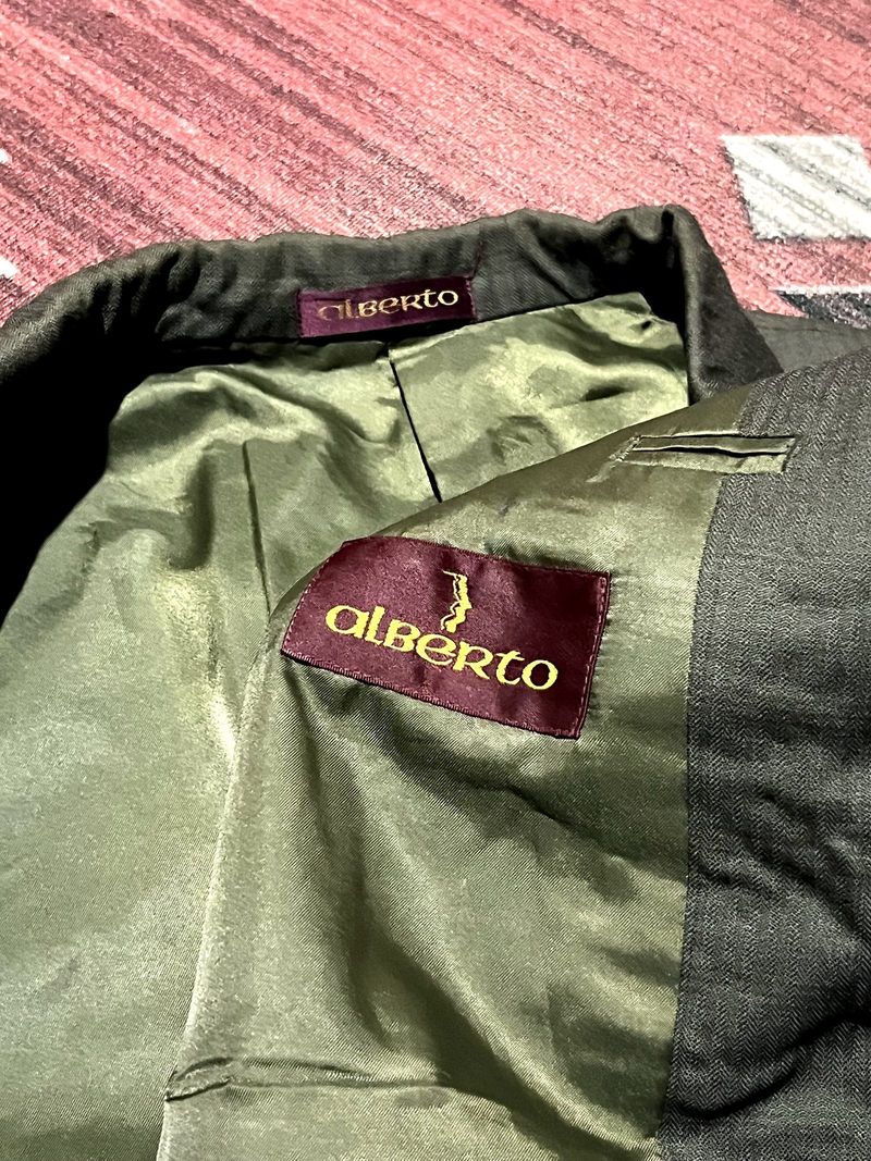 Alberto Blazer Outer Olive Green - Jas/Blazer Pria, foto 6