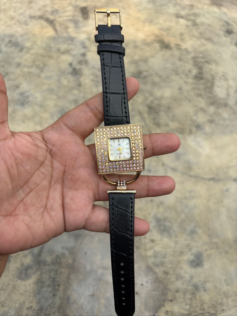 JAM TANGAN CK DIAMOND SQUARE VTG, foto 3