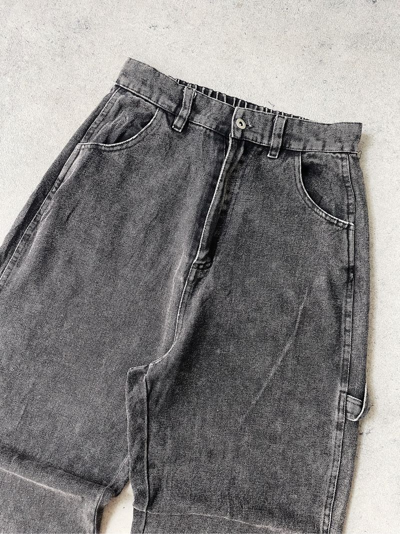 Silly black washed carpenter pants, foto 6